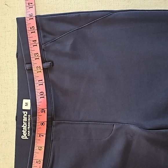 BETABRAND Pull On Dress Yoga Stretch Pants Navy Size Medium - Picture 4 of 13